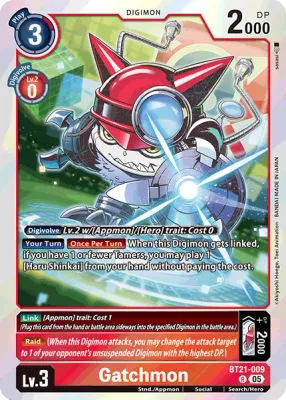 BT21-009 Gatchmon, R