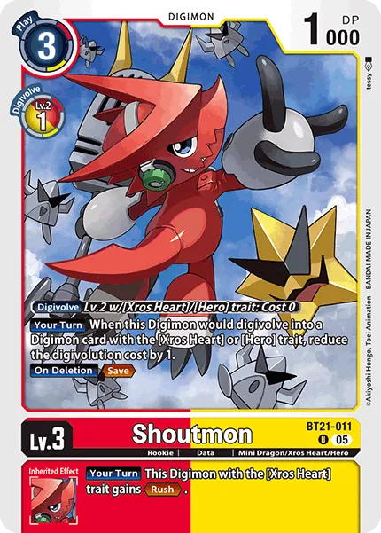 BT21-011 Shoutmon, UC