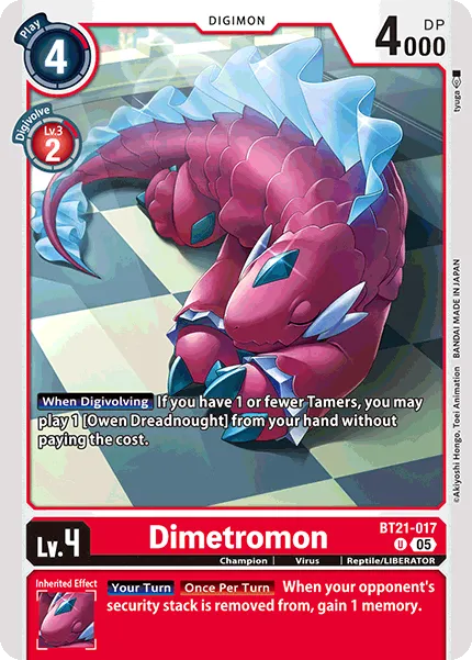 BT21-017 Dimetromon, UC