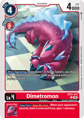 BT21-017 Dimetromon, UC
