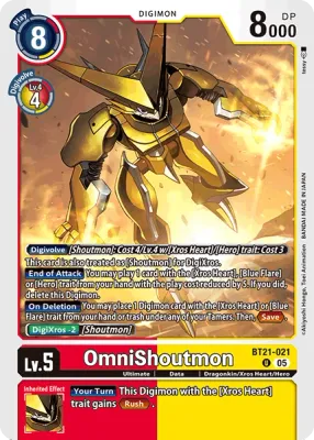 BT21-021 OmniShoutmon, UC