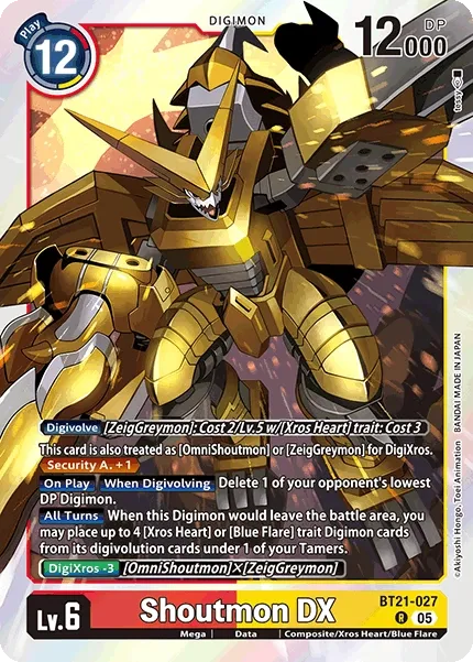 BT21-027 Shoutmon DX, R