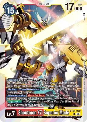 BT21-030, Shoutmon X7: Superior Mode, R