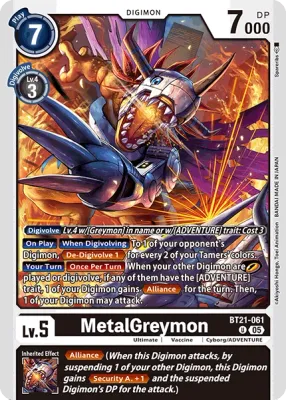 BT21-061 MetalGreymon, UC