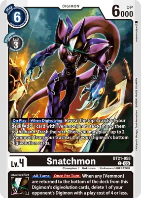 BT21-058 Snatchmon, C