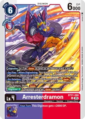 BT21-066 Arresterdramon, UC