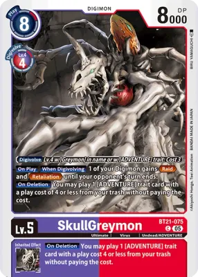 BT21-075 SkullGreymon, C