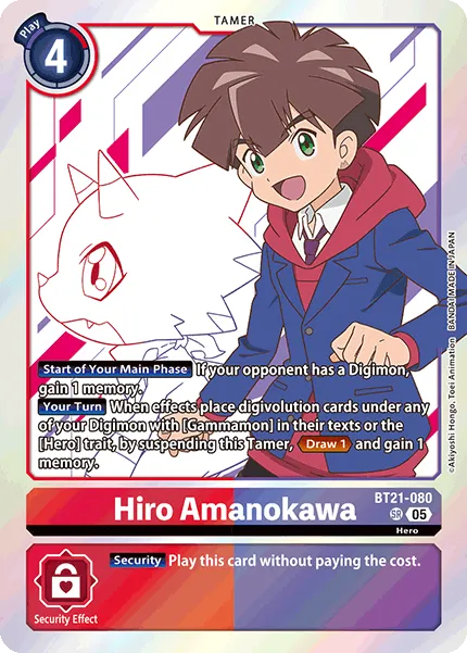 BT21-080 Hiro Amanokawa, SR