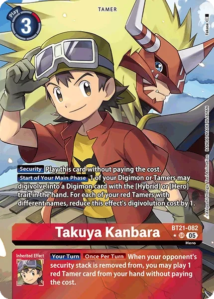 BT21-082 Takuya Kanbara, SR, AA