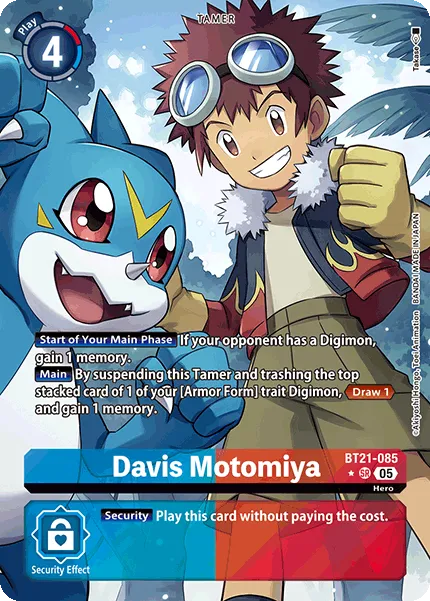 BT21-085 Davis Motomiya, SR, AA