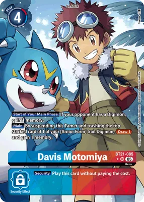 BT21-085 Davis Motomiya, SR, AA