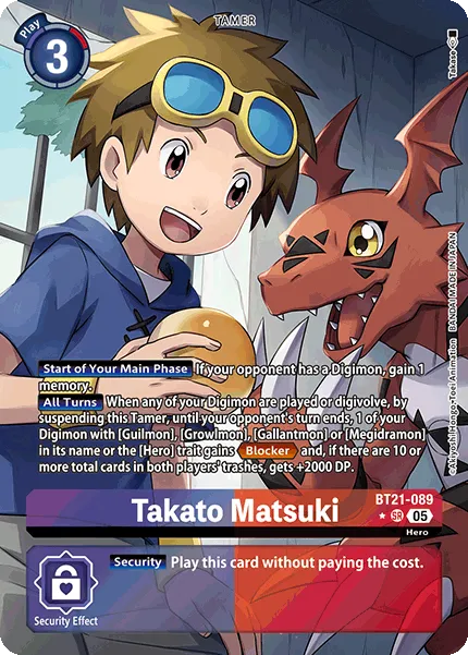 BT21-089 Takato Matsuki, SR, AA