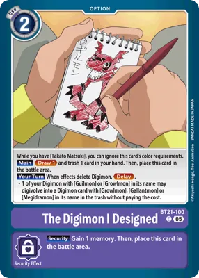 BT21-100 The Digimon I Designed, C