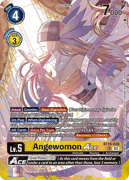 BT15-038 Angewomon ACE, SR, AA Box Topper
