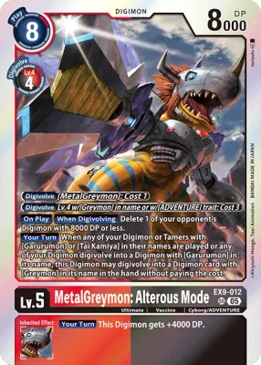 EX9-012 MetalGreymon: Alterous Mode, SR