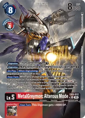 EX9-012 MetalGreymon: Alterous Mode, SR, AA