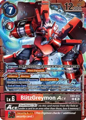 EX9-013 BlitzGreymon ACE, R