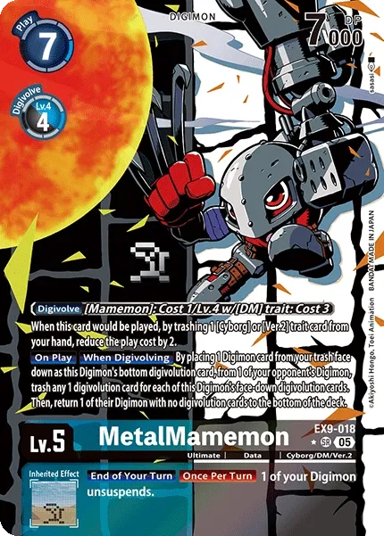 EX9-018 MetalMamemon, SR, AA