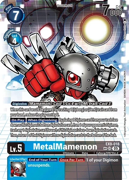 EX9-018 MetalMamemon, SR, SP