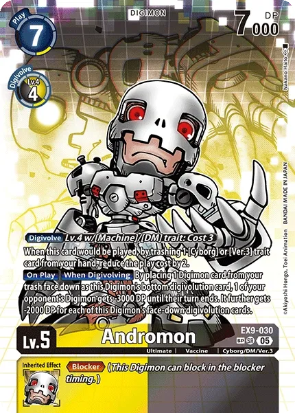 EX9-030 Andromon, SR, AA