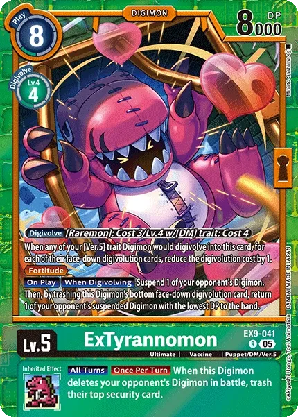EX9-041 ExTyrannomon, R