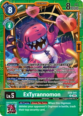 EX9-041 ExTyrannomon, R