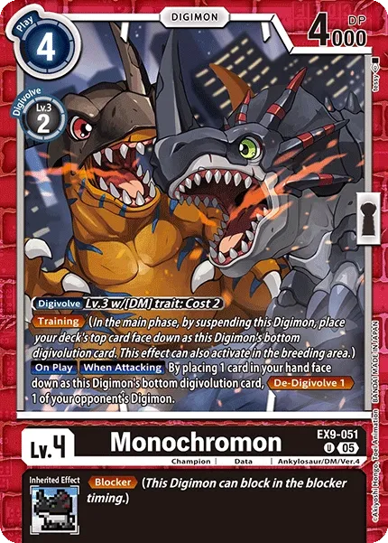 EX9-051 Monochromon, UC