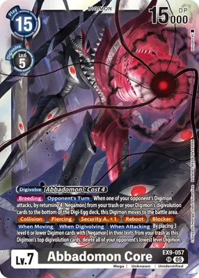 EX9-057 Abbadomon Core, SR