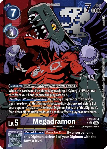 EX9-064 Megadramon, SR, AA