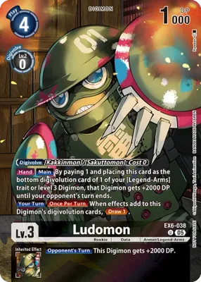 EX6-038 Ludomon, Box Topper