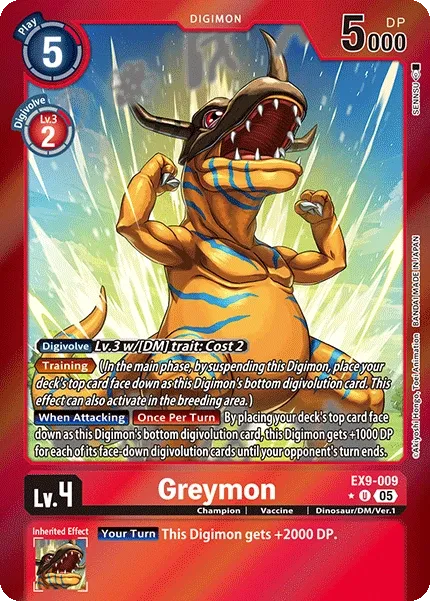 EX9-009 Greymon, Limited Uncommon
