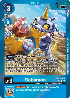 EX9-014 Gabumon, Limited Uncommon
