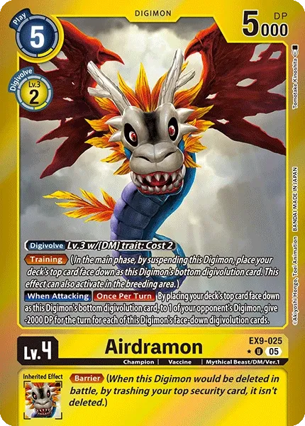 EX9-025 Airdramon, Limited Uncommon