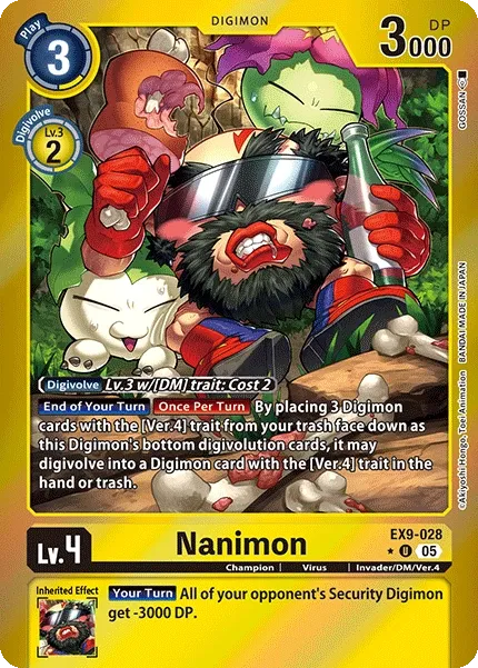 EX9-028 Nanimon, Limited Uncommon