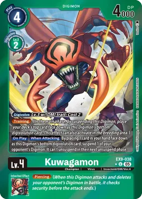 EX9-038 Kuwagamon, Limited Uncommon