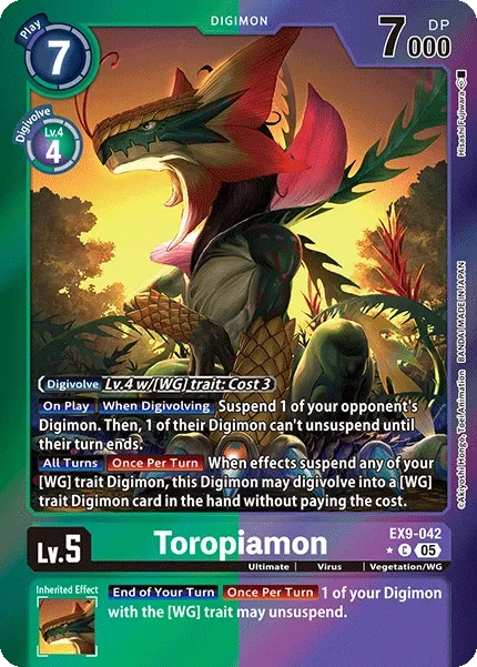 EX9-042 Toropiamon, Limited Common