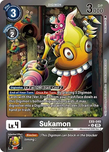 EX9-049 Sukamon, Limited Uncommon