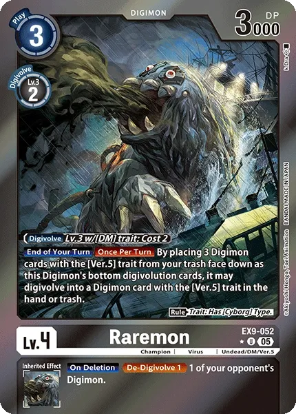 EX9-052 Raremon, Limited Uncommon
