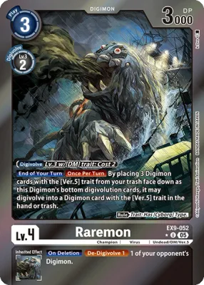 EX9-052 Raremon, Limited Uncommon
