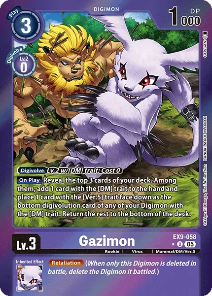 EX9-058 Gazimon, Limited Uncommon