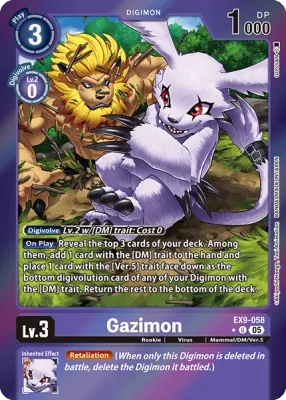 EX9-058 Gazimon, Limited Uncommon
