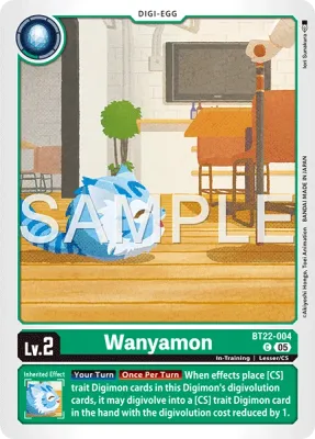 BT22-004 Wanyamon, Common