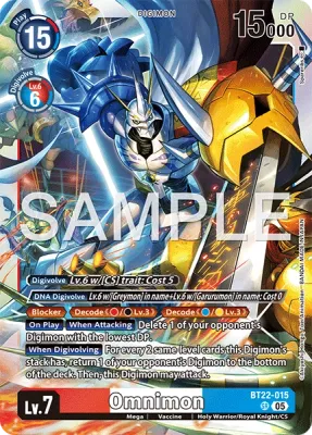 BT22-015 Omnimon, Super Rare