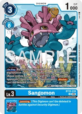 BT22-018 Sangomon, Common