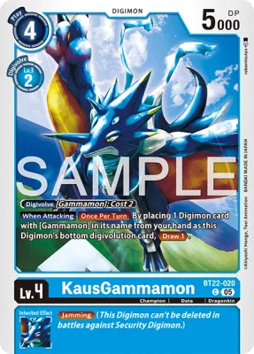 BT22-020 KausGammamon, Common