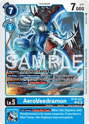 BT22-023 AeroVeedramon, Uncommon