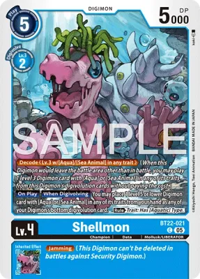BT22-021 Shellmon, Common