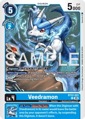BT22-022 Veedramon, Common