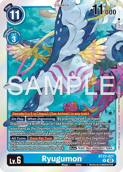 BT22-027 Ryugumon, Rare