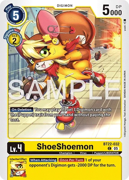 BT22-032 ShoeShoemon, Common